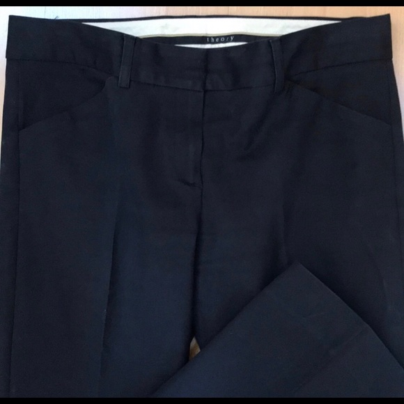 Theory Black Trousers - Size 6 - Picture 5 of 8